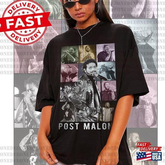 Tops - Posty T-Shirt Music Concert  Shirt Tour Tee Classic